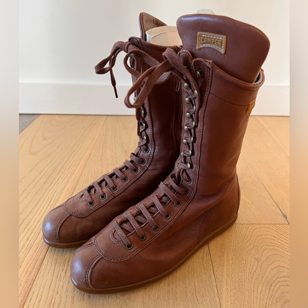 Camper leather boots